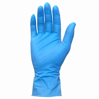 FDA 510K Blue Non-Medical Powder Free Examination Disposable Nitrile Gloves Factory deliver good quality