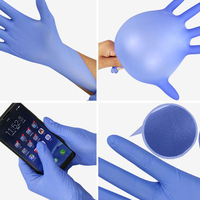 High Quality Wholesale Hand Care Healthy Nitrile Gloves Medical-Grade Powder Free Non Sterile Flexibility